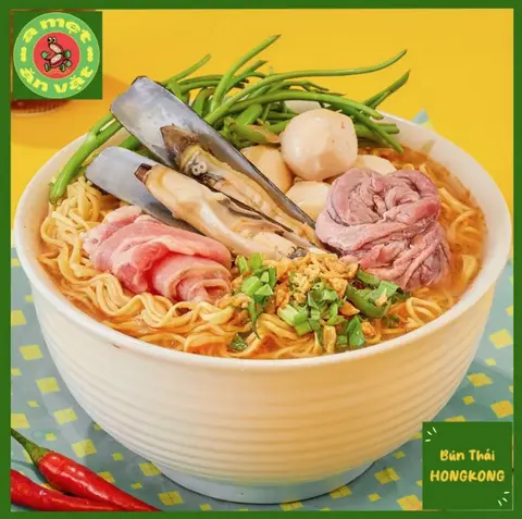 Hình ảnh Bún Thái bò nguyên bản