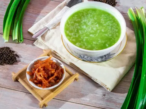 Hình ảnh Cháo trắng lá dứa