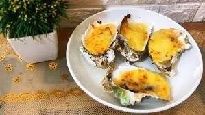 Hình ảnh Hàu nướng phô mai