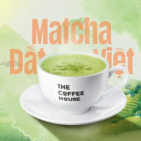 Hình ảnh Matcha latte Tây Bắc sữa yến mạch - nóng