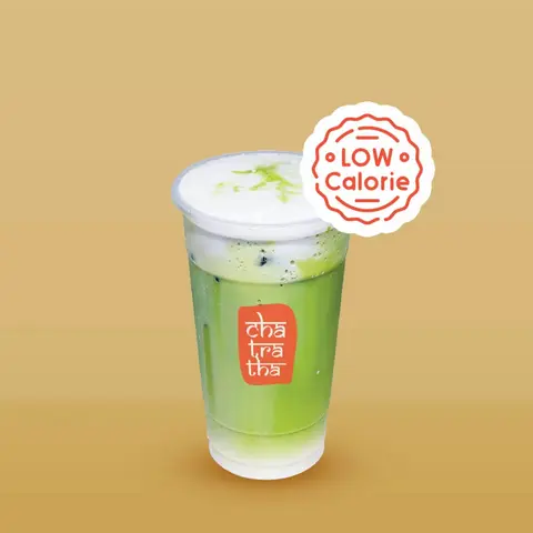 Hình ảnh Latte Thái xanh - low-calorie Thai green latte