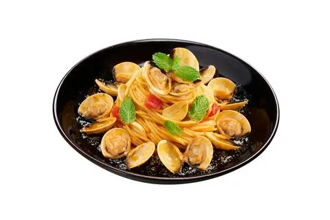 Hình ảnh Mỳ Ý nghêu xốt cay