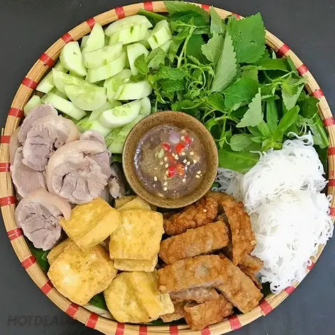 Hình ảnh Bún đậu thịt chả cốm