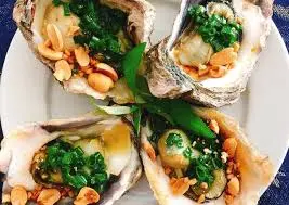 Hình ảnh Hàu nướng mỡ hành