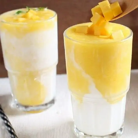 Hình ảnh Sinh tố xoài - sữa chua