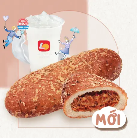 Hình ảnh Bánh Chiên Nhân Kim Chi - Milkis