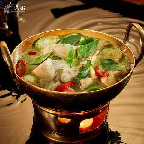 Hình ảnh Cà ri xanh với gà