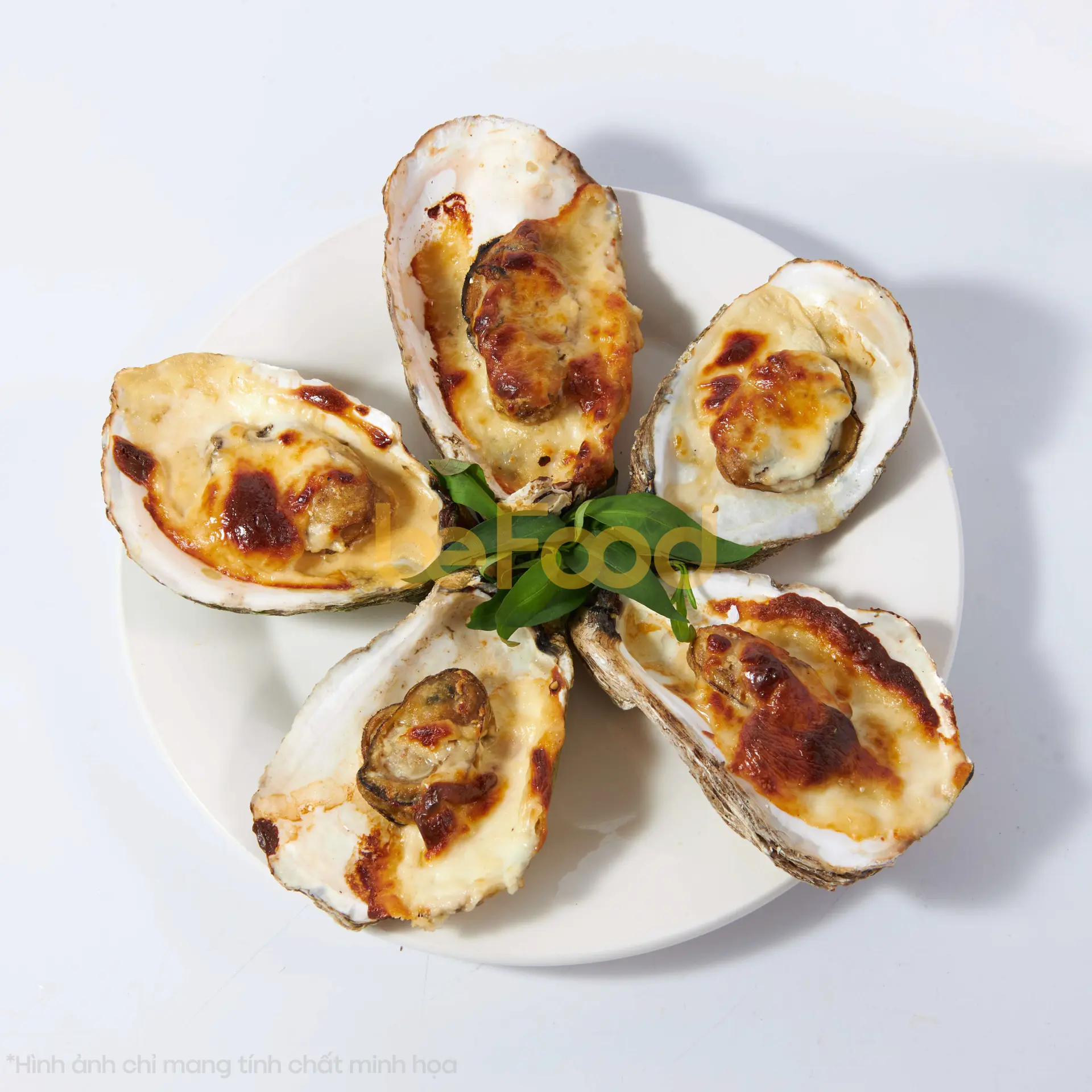 Hình ảnh Hàu nướng phô mai