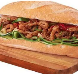 Hình ảnh Bánh mì chả cá