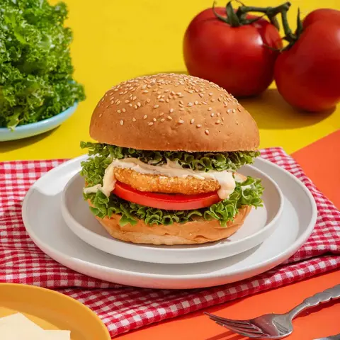Hình ảnh Hamburger tôm