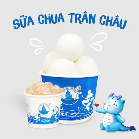 Hình ảnh Sữa chua trân châu truyền thống