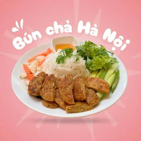 Hình ảnh Bún chả Hà Nội chay