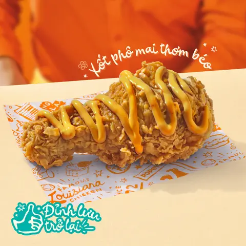 Hình ảnh Gà Cajun Cheese