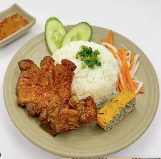 Hình ảnh Cơm sườn chả