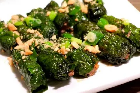 Hình ảnh Bò xiên lá lốt chay
