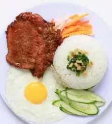 Hình ảnh Cơm sườn trứng