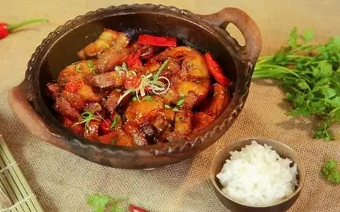 Hình ảnh Cơm cá lóc kho thơm