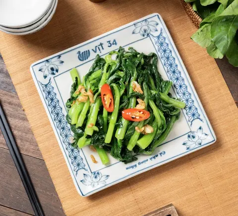 Hình ảnh Cải ngồng xào tỏi