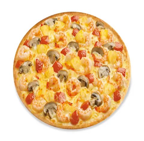 Hình ảnh Pizza tôm cocktail