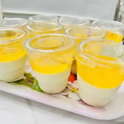 Hình ảnh Panna cotta chanh dây