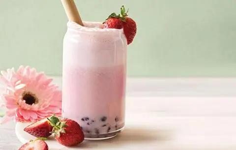 Hình ảnh Trà sữa dâu