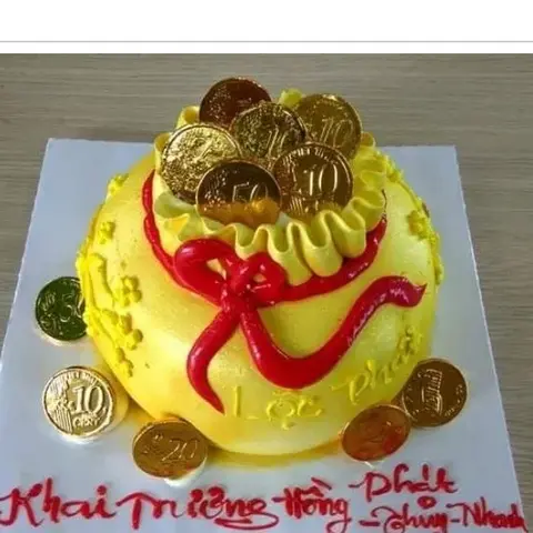 Hình ảnh Bánh kem hủ vàng