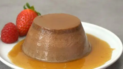 Hình ảnh Flan cacao