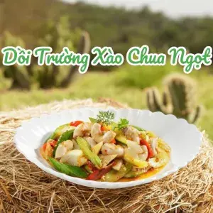 Hình ảnh Dồi trường xào chua ngọt