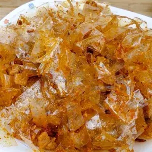 Hình ảnh Bánh tráng sate tỏi phi
