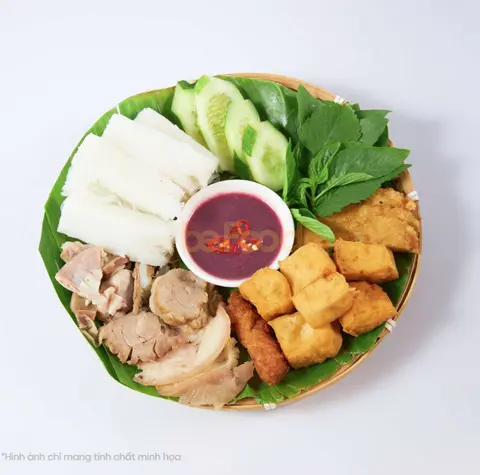Hình ảnh Bún đậu thịt - chả cốm