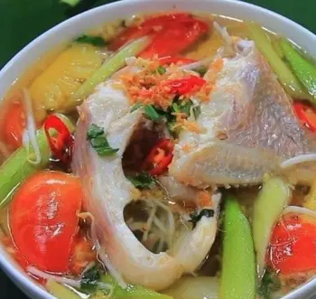Hình ảnh Canh chua cá diêu hồng