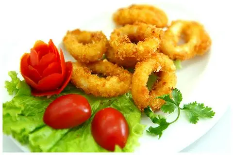 Hình ảnh Mực lăn bột chiên giòn