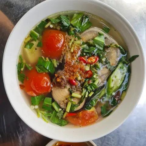 Hình ảnh Cơm canh chua cá hú
