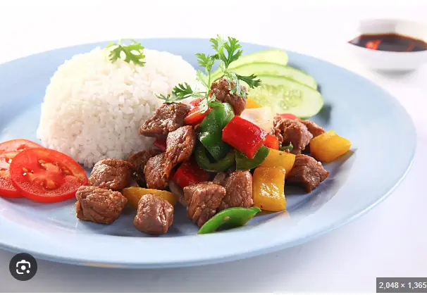 Hình ảnh Cơm bò lúc lắc