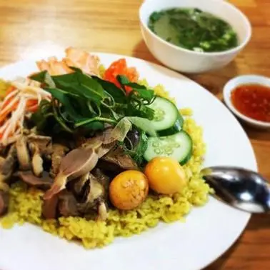 Hình ảnh Cơm lòng gà trứng non