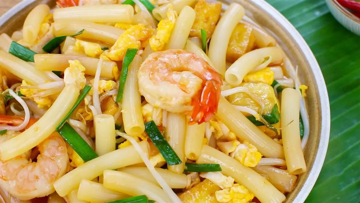 Hình ảnh Nui xào tôm