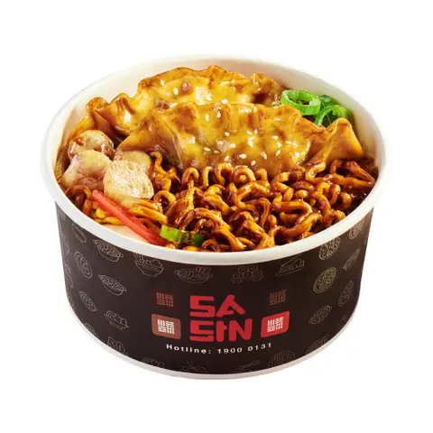 Hình ảnh Mì trộn tương đen mandu