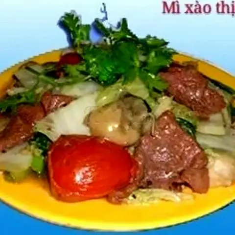 Hình ảnh Mì xào thịt bò