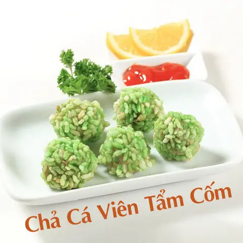 Hình ảnh Chả Cá Viên Tẩm Cốm