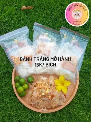 Hình ảnh Bánh tráng mỡ hành