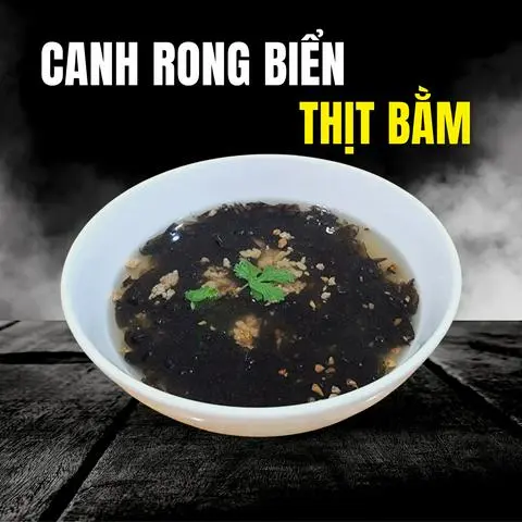Hình ảnh Canh rong biển thịt bằm