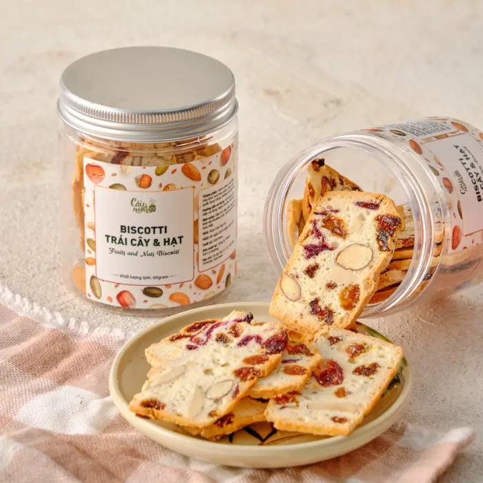Hình ảnh Biscotti trái cây và hạt