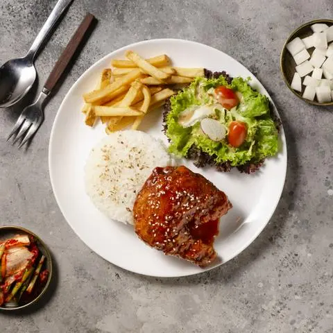 Hình ảnh Cơm gà xốt galbi