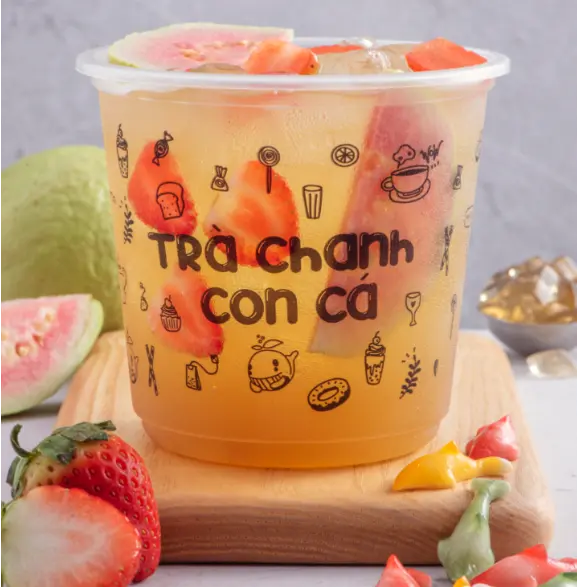 Hình ảnh Trà Chanh Ổi Hồng - Dâu Tây