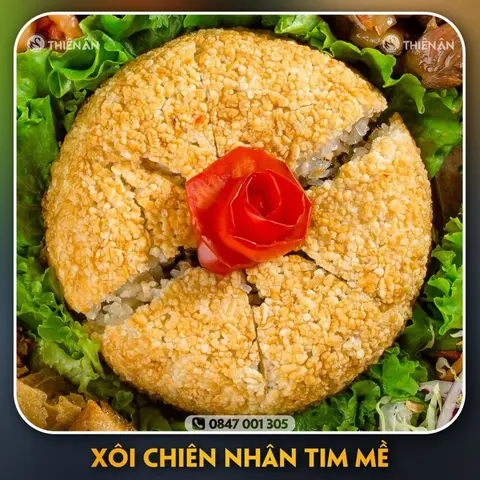 Hình ảnh Xôi chiên nhân tim mề