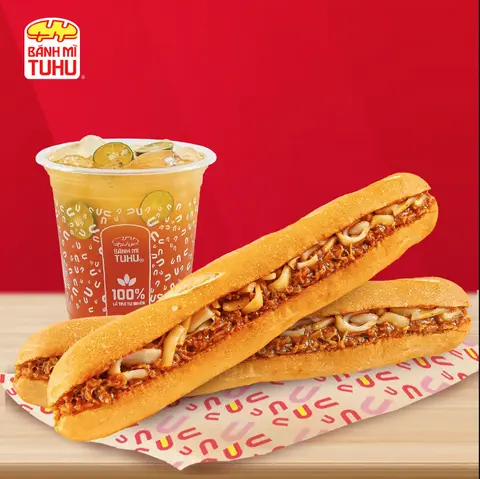 Hình ảnh Combo 02 Bánh Mì Que Tùy Chọn + Đồ Uống