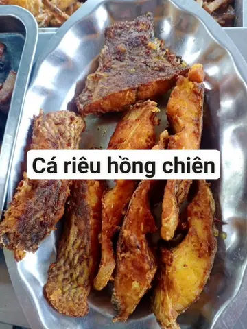 Hình ảnh Cá riêu hồng chiên