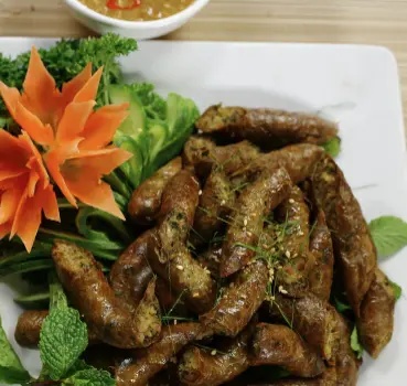 Hình ảnh Dồi dê nướng