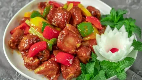 Hình ảnh Sườn non xào chua ngọt (chưa bao gồm cơm)