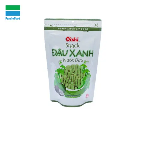 Hình ảnh Oishi Snack Đậu Xanh Nước Dừa 65G